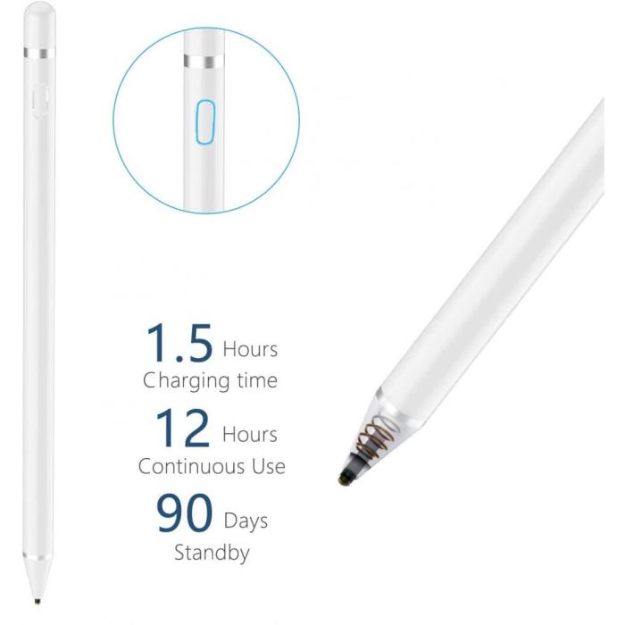 Bild 4, Tech-Protect Active Stylus Touchpenna Vit