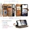 CASEME iPhone 15 Plus Multifunktionellt Fodral Brun