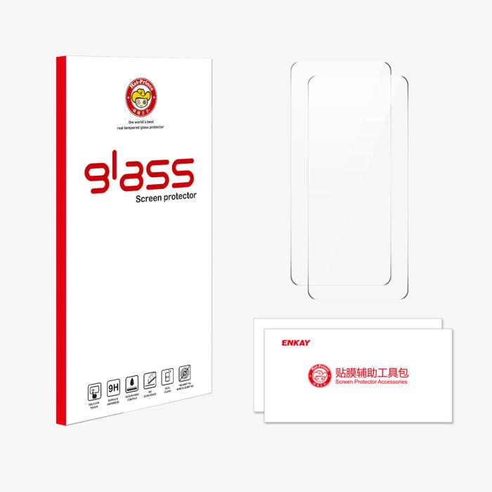 Bild 6, ENKAY Nothing Phone 3a Lite 2-PACK Skärmskydd Härdat Glas