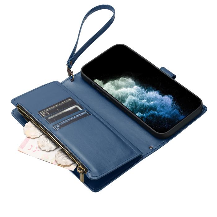 Bild 5, Samsung Galaxy S26 Ultra Fodral Multifunktionellt Läder Blå