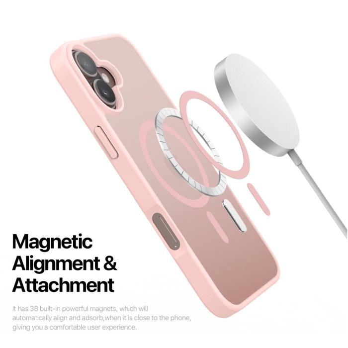 Bild 5, DUX DUCIS iPhone 16 Plus Skal Magsafe Yind Series Matt Rosa