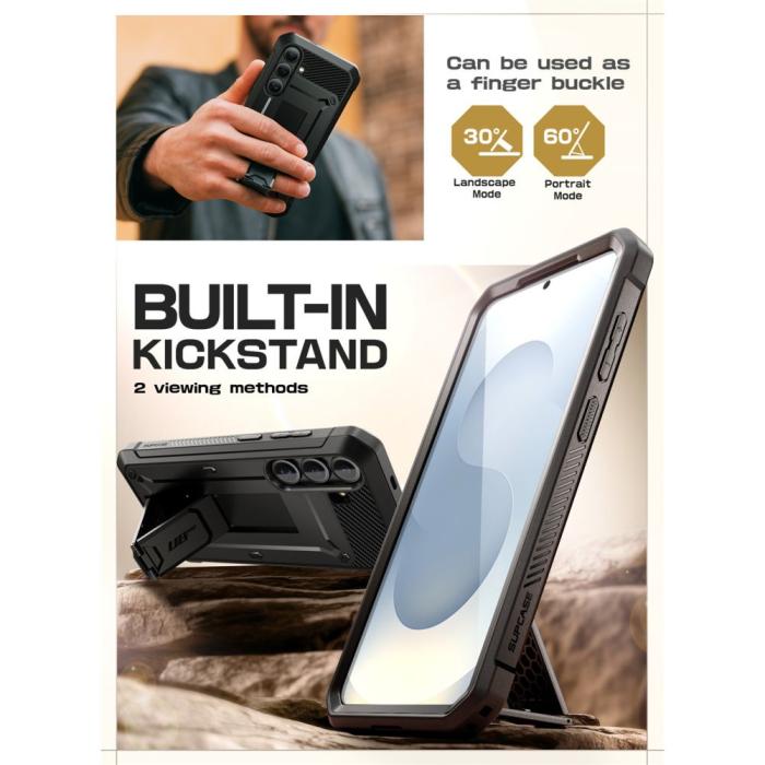 Bild 4, Supcase Samsung Galaxy S25 FE Skal Unicorn Beetle Pro Svart