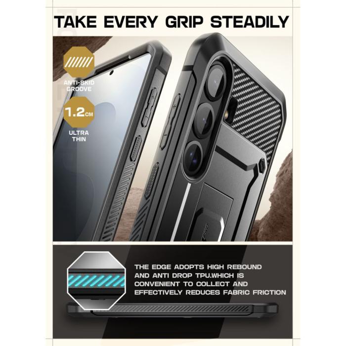 Bild 6, Supcase Samsung Galaxy S25 FE Skal Unicorn Beetle Pro Svart