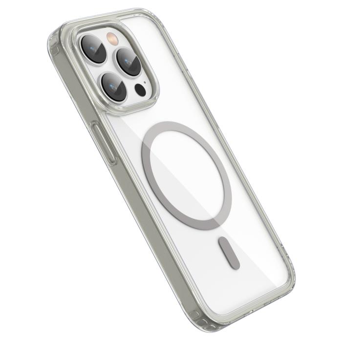 Bild 3, ColorPop iPhone 14 Pro Skal CH MagSafe Transparent/Titanium