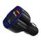 Wozinsky Quick Charge Billaddare 3x USB - Svart