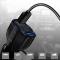 Wozinsky Quick Charge Billaddare 3x USB - Svart