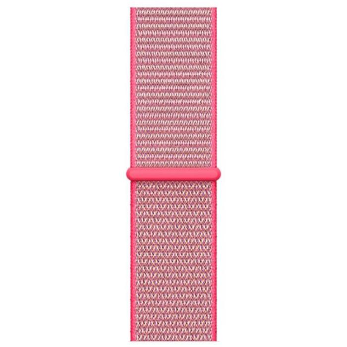 Bild 4, Nylon Loop Armband Justerbart Apple Watch 42/44/45/49 mm Rosa