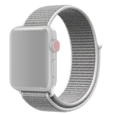 Nylon Loop Armband Justerbart Apple Watch 42/41/40/38 mm - Vit