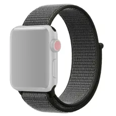 Nylon Loop Armband Justerbart Apple Watch 42/41/40/38 mm - M&ouml;rk Gr&ouml;n