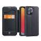 iPhone 13 Pro - DUX DUCIS Skin X Shockproof Läder Fodral - Svart