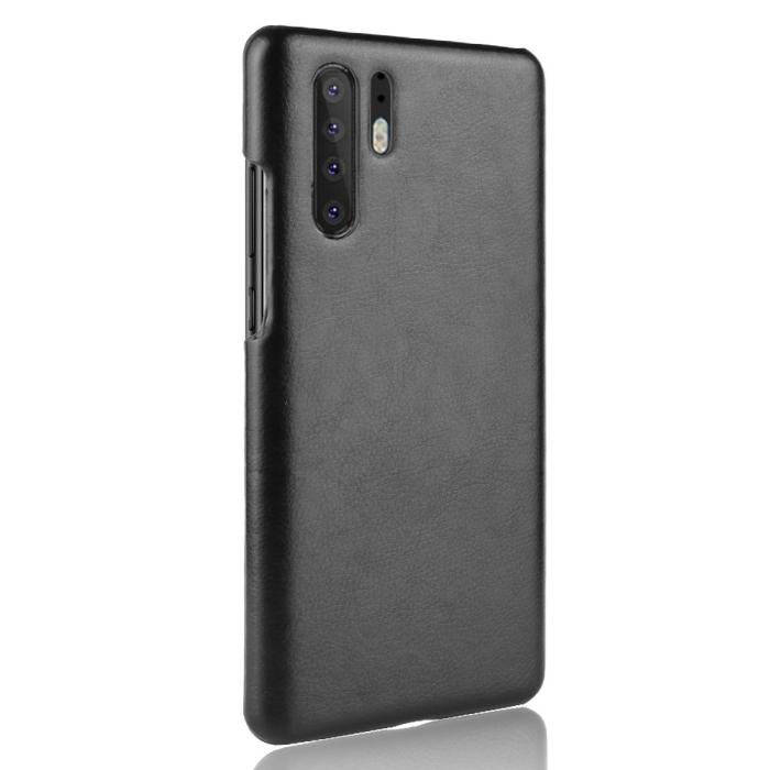 Bild 4, Huawei P30 Pro - Litchi skal - Svart