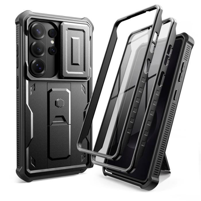 Bild 2, Tech-Protect Galaxy S26 Ultra 2-SET Skal Kevlar Cam+ Svart
