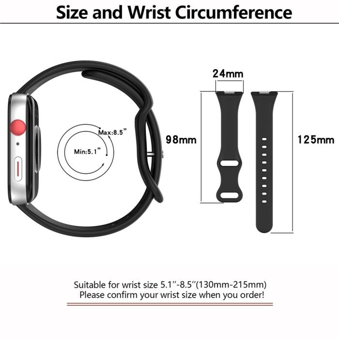 Bild 5, KALEBOL Huawei Watch Fit 4 Pro/4/3 Armband Silikon Svart