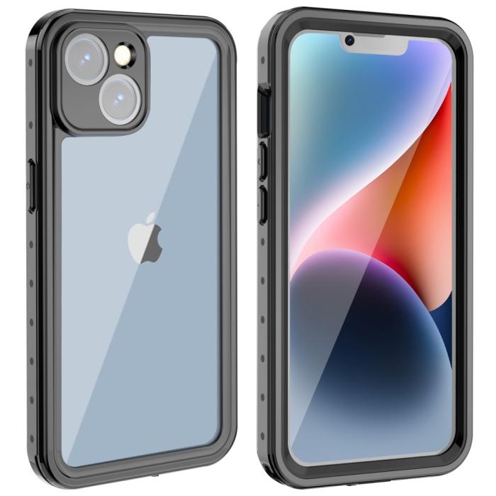 Bild 1, REDPEPPER iPhone 14 Skal 360 Vattentätt IP68 Svart