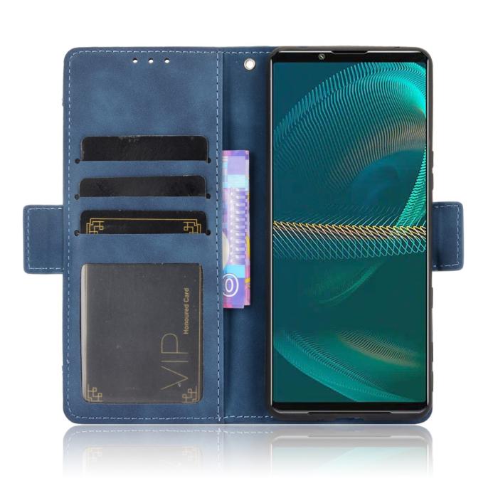 Bild 5, Sony Xperia 5 III Fodral Avtagbart Kortfodral Blå