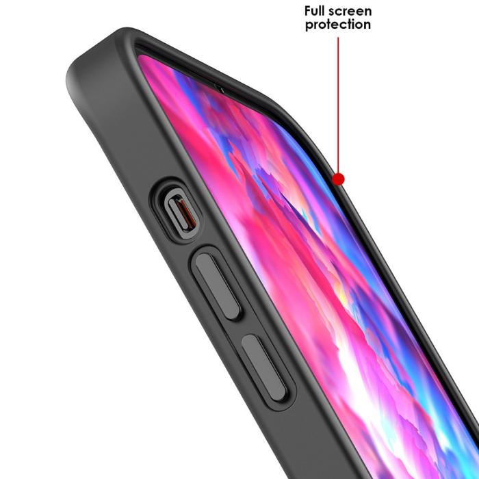 Bild 2, iPhone 13 Pro Skal Classic Hybrid Matt Vit