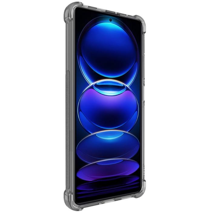 Bild 2, IMAK Xiaomi Redmi Note 12 Pro 5G Skal Shockproof TPU Tonad Svart
