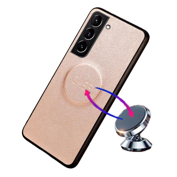 Bild 5, Samsung Galaxy S23 Plus 2in1 Magnet Fodral Guld