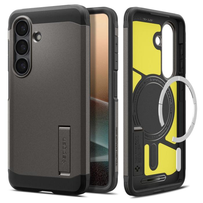 Bild 2, Spigen Galaxy S26 Skal MagSafe Tough Armor Gunmetal