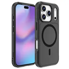 iPhone 17 Pro Skal MagSafe Hybrid Svart