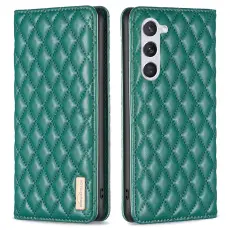 Samsung Galaxy S24 Fodral Diamond Flip Läder Grön