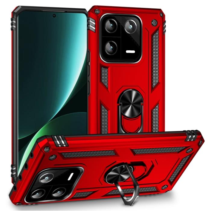 Bild 1, Xiaomi 13 Pro 5G Skal Ring Armor Röd