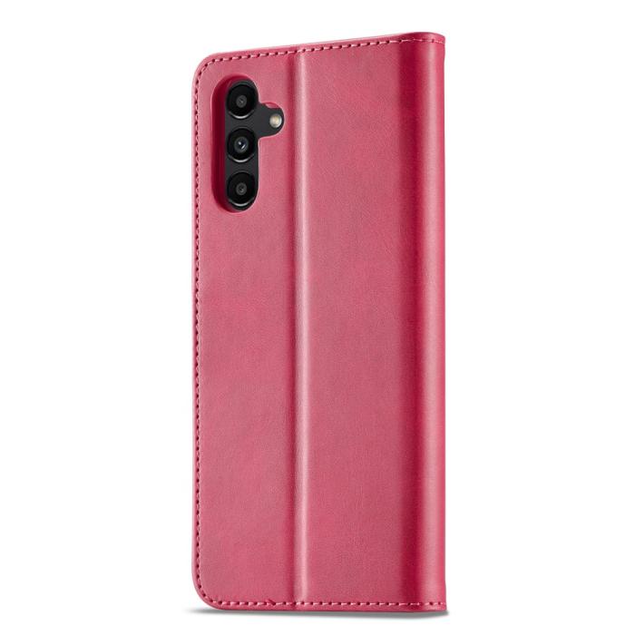 Bild 3, LC.IMEEKE Samsung Galaxy A04s / A13 5G Fodral Läder Röd/Rosa