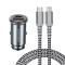 Dux Ducis PPS 30W 5A Billaddare inkl. kabel PD 3.0/QC - Silver