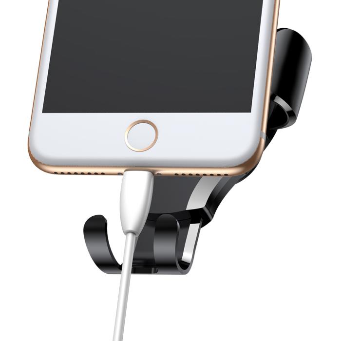 Bild 4, Baseus 360° Mobilhållare för Vindruta/Instrumentbräda - Silver