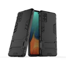 Samsung Galaxy A71 - Armour skal med ställ - Svart