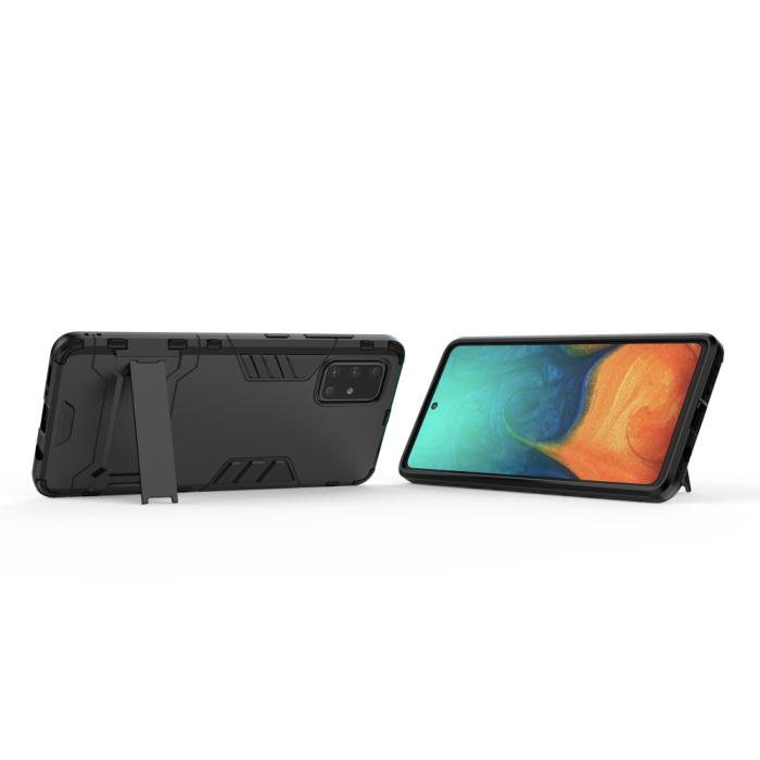 Bild 3, Samsung Galaxy A71 - Armour skal med ställ - Svart