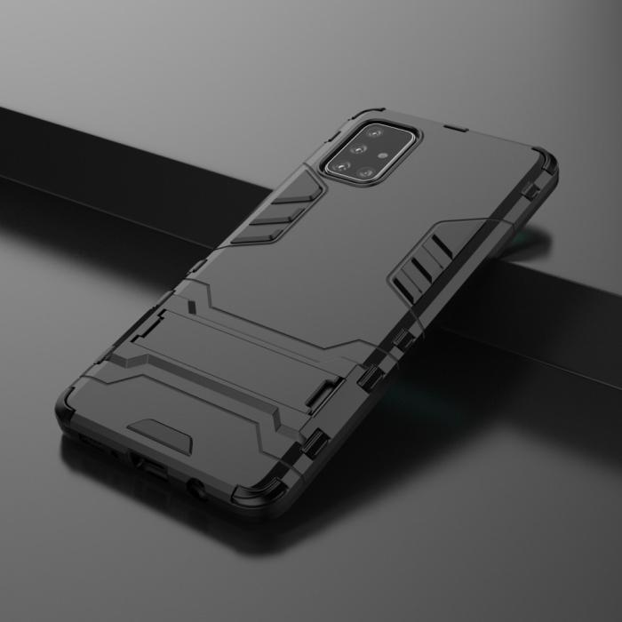 Bild 4, Samsung Galaxy A71 - Armour skal med ställ - Svart