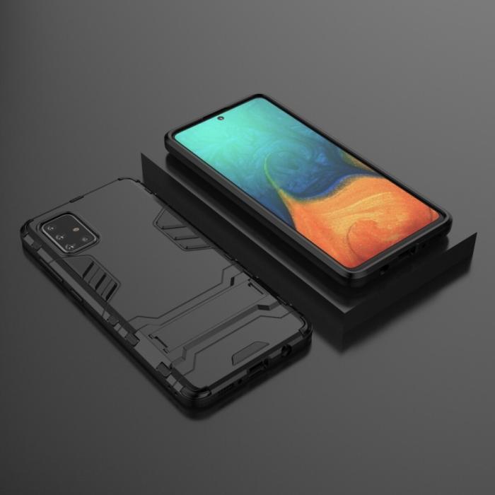 Bild 5, Samsung Galaxy A71 - Armour skal med ställ - Svart