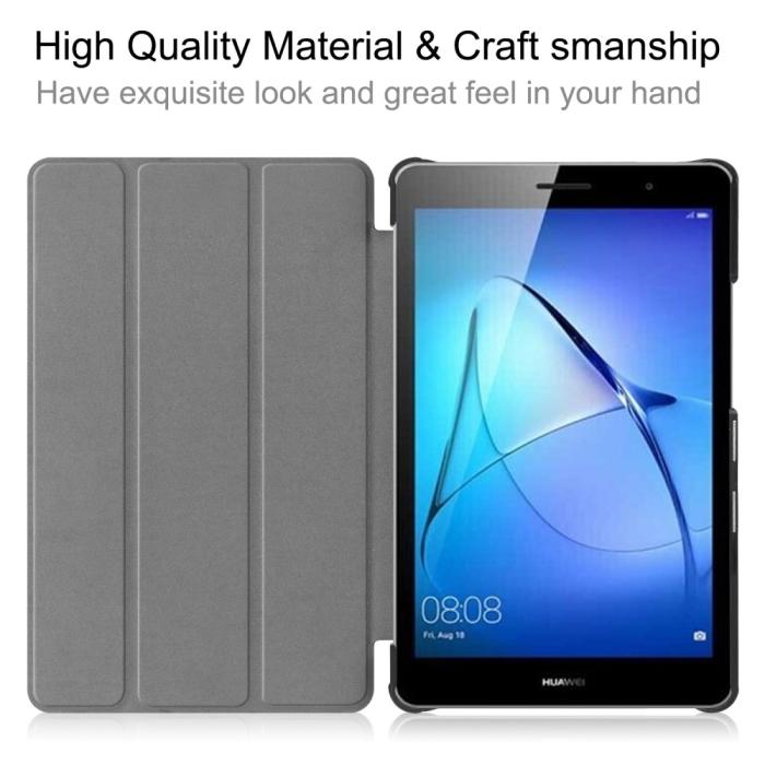 Bild 5, Huawei MatePad T8 - Tri-Fold Fodral - Roséguld