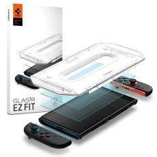 Spigen Nintendo Switch 2 2-PACK Sk&auml;rmskydd GLAS.tR "Ez Fit"
