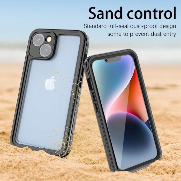 Bild 4, REDPEPPER iPhone 14 Skal 360 Vattentätt IP68 Svart