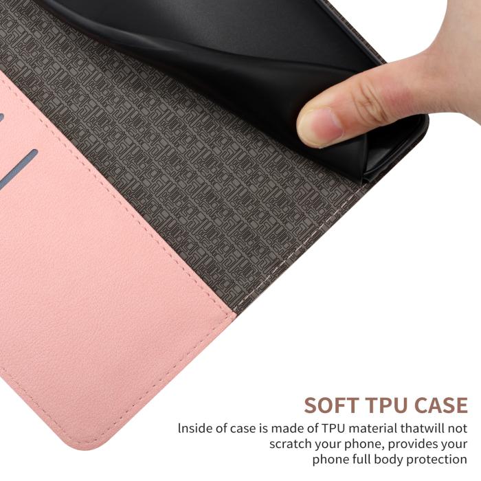 Bild 6, Samsung Galaxy A57 5G Fodral Läder Rhombus Rosa