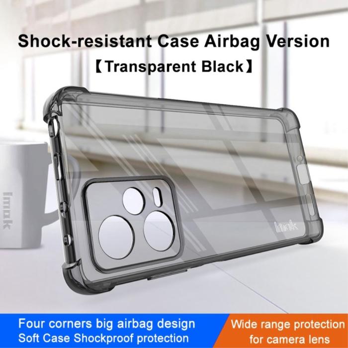 Bild 3, IMAK Xiaomi Redmi Note 12 Pro 5G Skal Shockproof TPU Tonad Svart