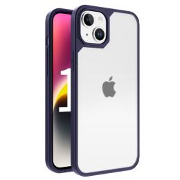 LEEU DESIGN iPhone 15 Skal Hybrid Matt Blå