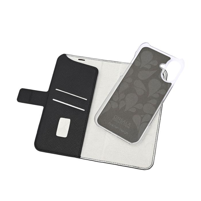 Bild 3, Onsala iPhone 16 Plus Fodral MagSafe 2 Kortfack Svart