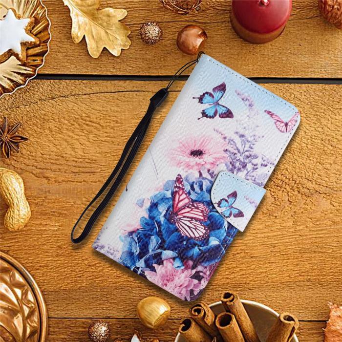 Bild 6, Samsung Galaxy S26 Fodral Med Tryck Fjärilar / Blommor