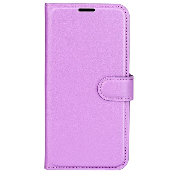 Bild 5, Sony Xperia 1 VI Fodral Litchi Läder Lila