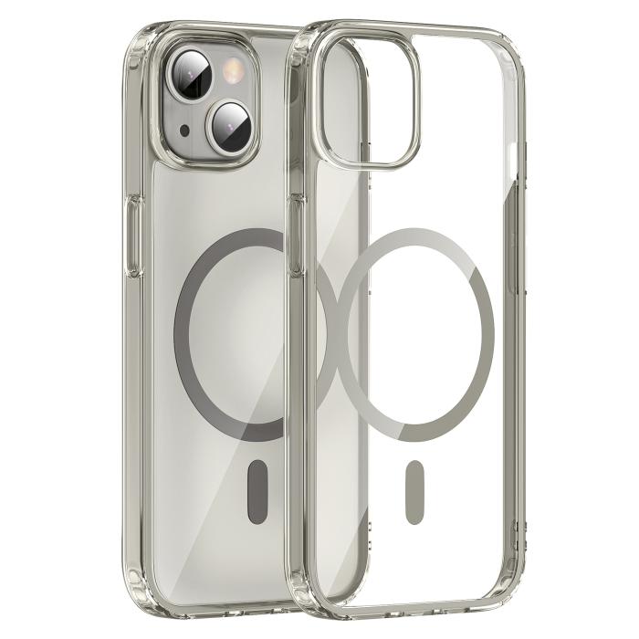 Bild 2, ColorPop iPhone 14 Skal CH MagSafe Transparent/Titanium