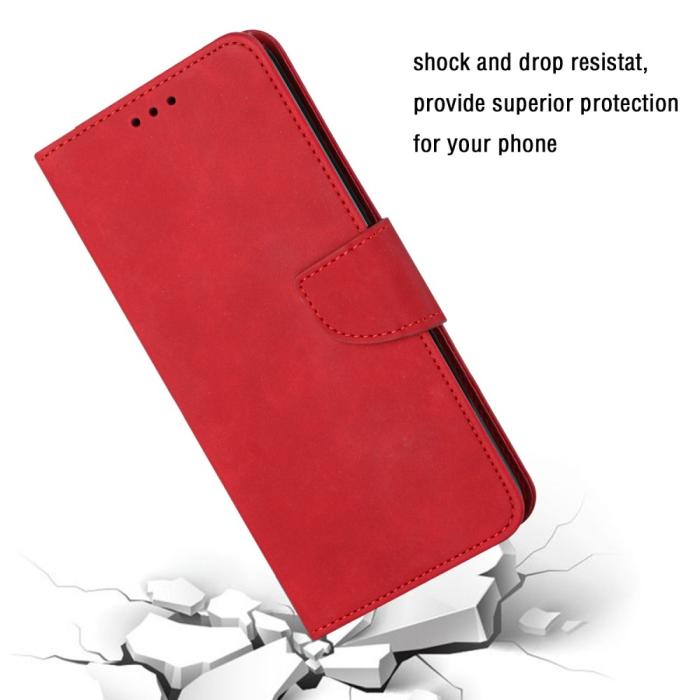 Bild 4, Samsung Galaxy S23 Ultra Fodral Läder Röd