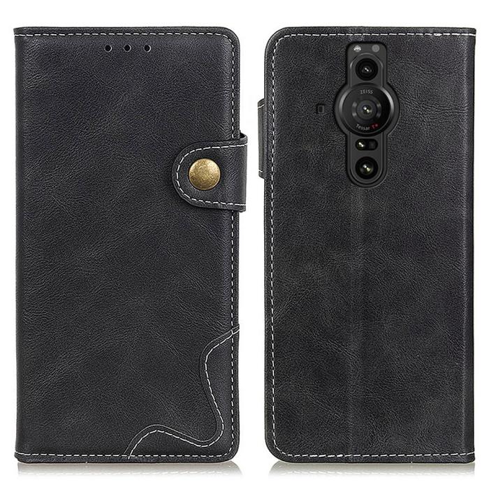 Bild 1, Sony Xperia Pro-I Fodral S-Line Läder Svart