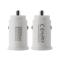 Remax Roki Mini Billaddare 2x USB - Vit