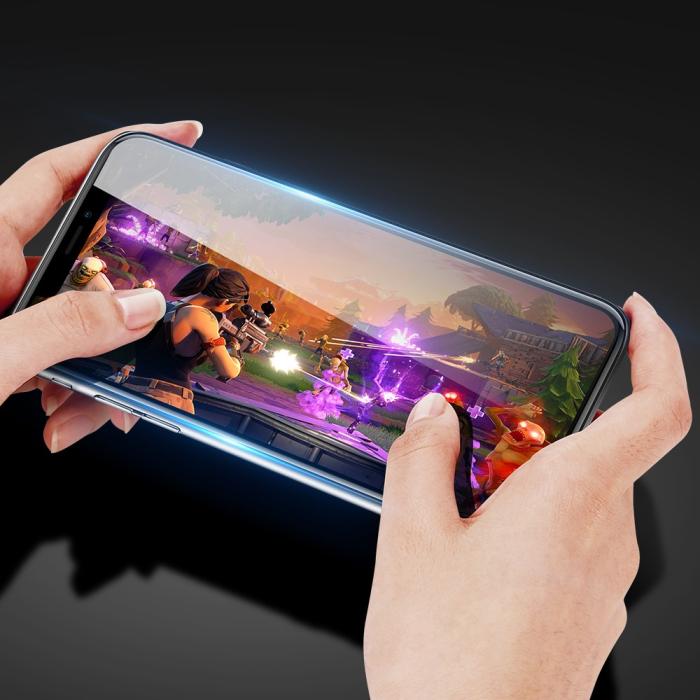 Bild 3, iPhone 11/XR - DUX DUCIS Heltäckande Skärmskydd I Härdat Glas