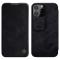 iPhone 13 Pro - NILLKIN Qin CamShield Läder Fodral - Svart