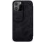 iPhone 13 Pro - NILLKIN Qin CamShield Läder Fodral - Svart