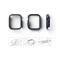 Ringke Apple Watch 7/8 45 mm Skal 2-PACK Slim Transparent/Blå